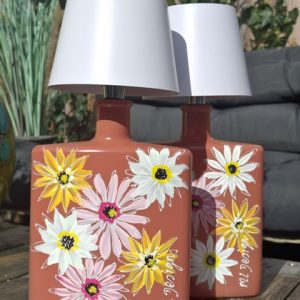 ML lampje met bloemen